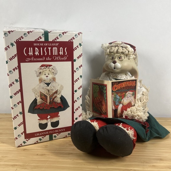 House of Lloyd Other - House of Lloyd Christmas Around the World Grannie Flo Bunny 1996 New In box